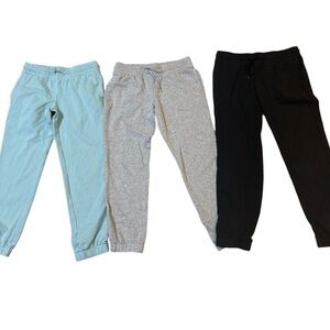 Athletic Works Kids Sweatpants - Black, Gray, Light Blue